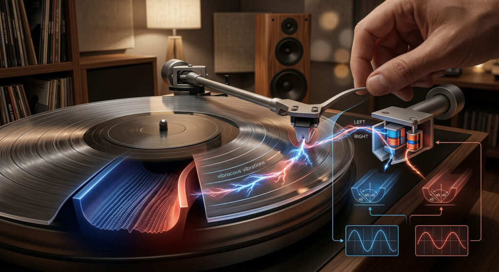 How Stereo Works on a Vinyl Record — The 45/45 System Explained how stereo works on a vinyl record — the 45:45 system explained