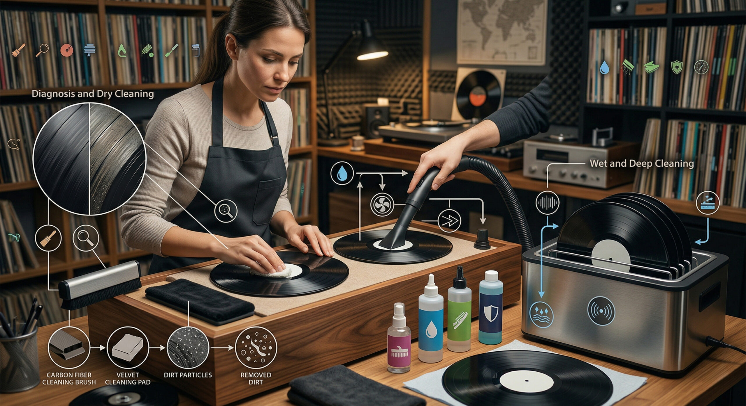 How to Clean Vinyl Records - Record Player Lab