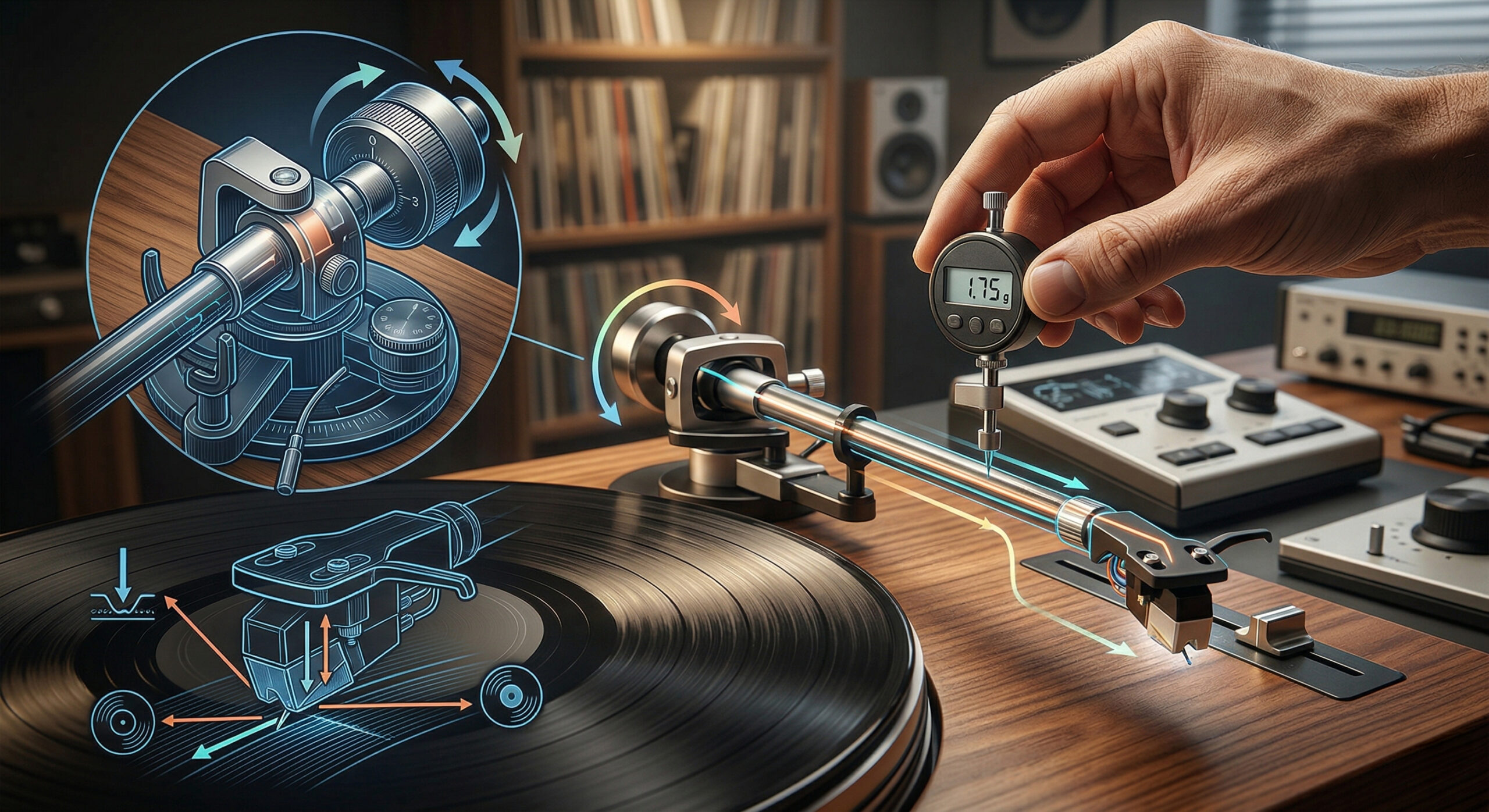 How to Set Tracking Force on a Record Player - Record Player Lab