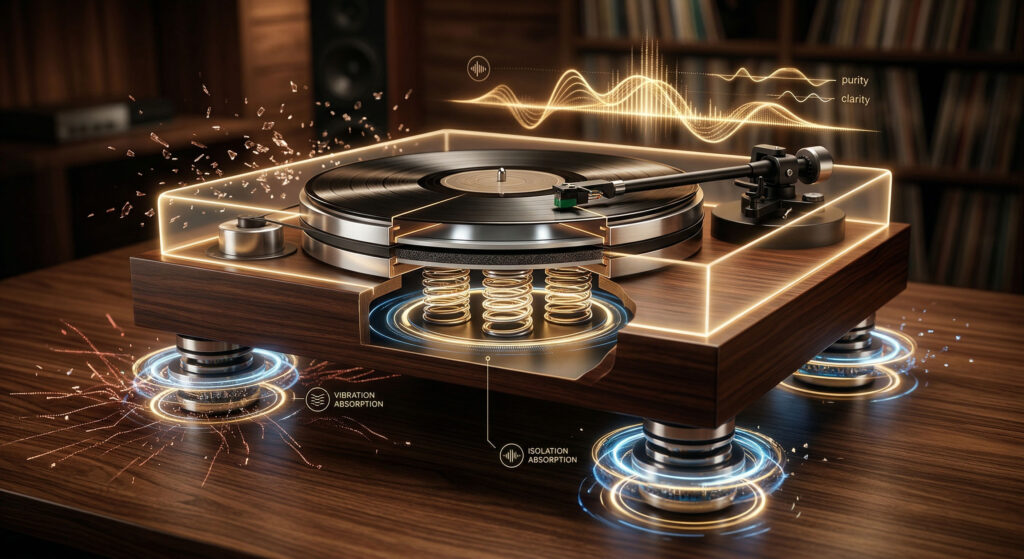 Turntable Isolation — Stopping Vibration From Ruining Your Sound isolation stopping vibration from ruining your sound