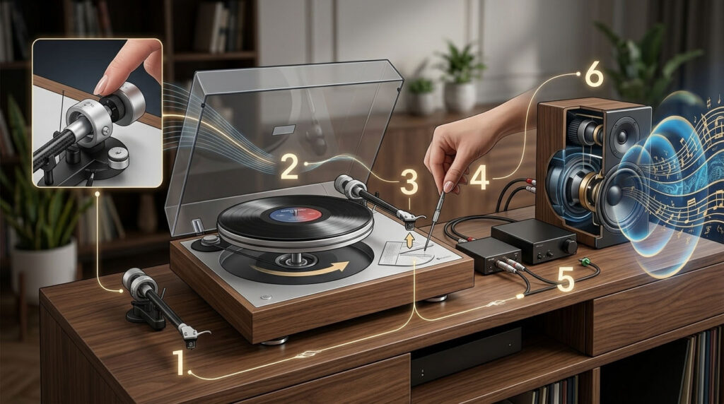 setting up your first record player