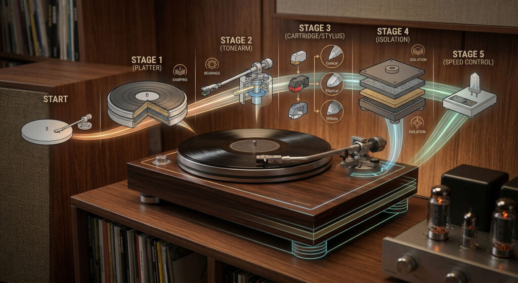 the vinyl upgrade path — what to improve first for the biggest sound improvement