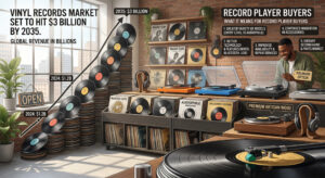 Vinyl Records Market Set to Hit $3 Billion by 2035 — What It Means for Record Player Buyers